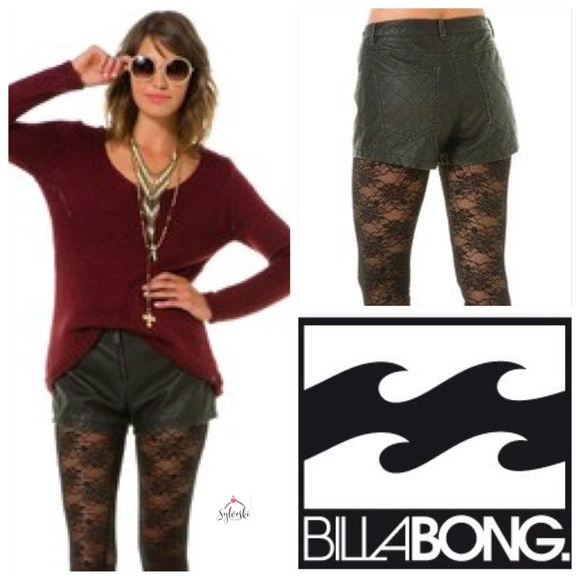 🆕Billabong Desert Foxx Vegan Leather Short - Picture 4 of 8
